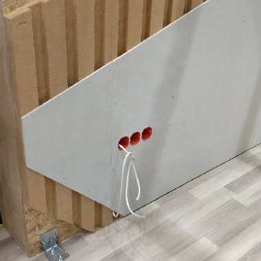 Fibra di legno FiberTherm Install per livelli di installazione a parete